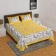Yellow__Jaipuri bedsheet